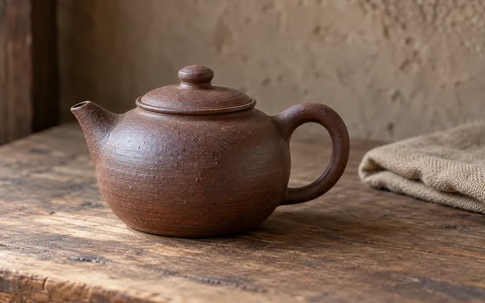 客家紫砂茶壶